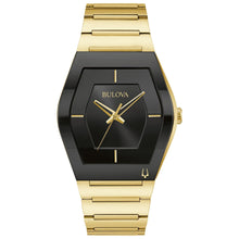 Bulova Men's Large Gemini Futuro Gold-Tone Stainless Steel Bracelet Watch 97A164