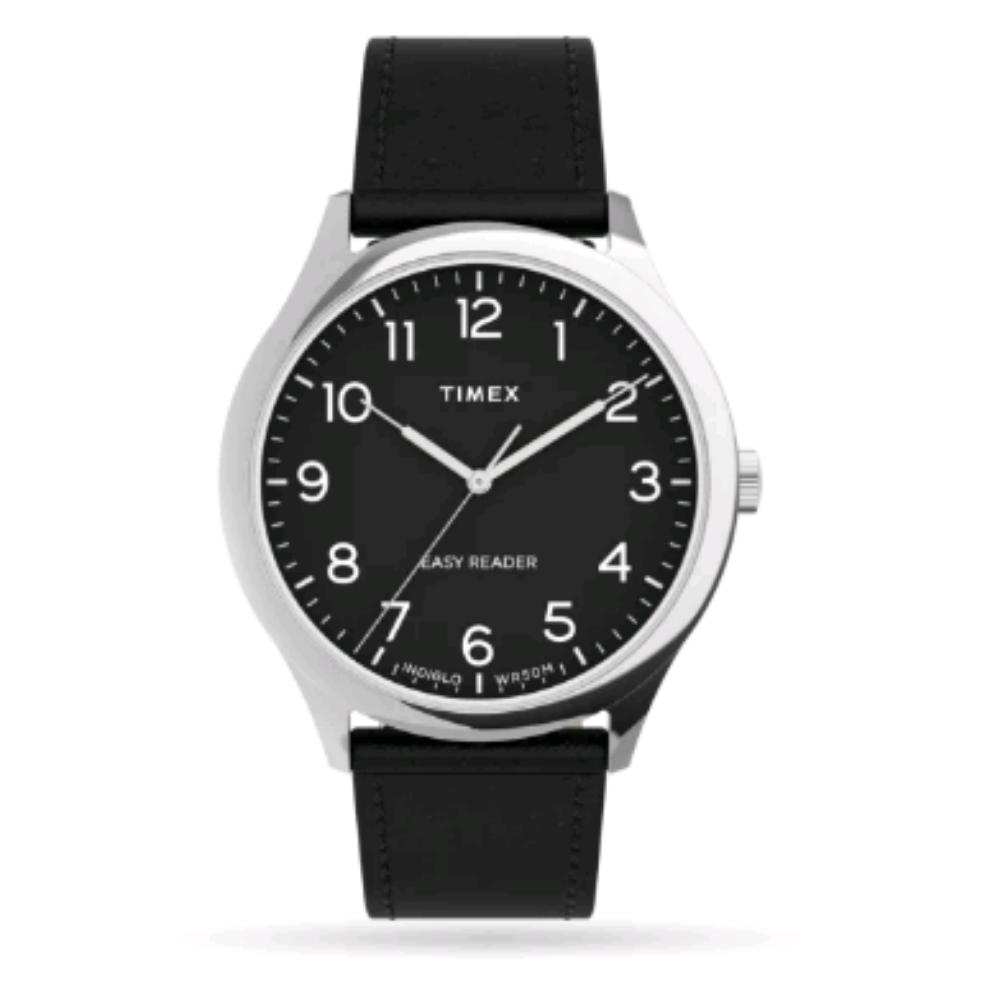 TIMEX Easy Reader® Gen1 Leather Strap Watch TW2U22300 40mm