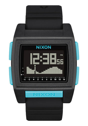 Nixon Base Tide Pro Watch All Black / Blue A1307-602