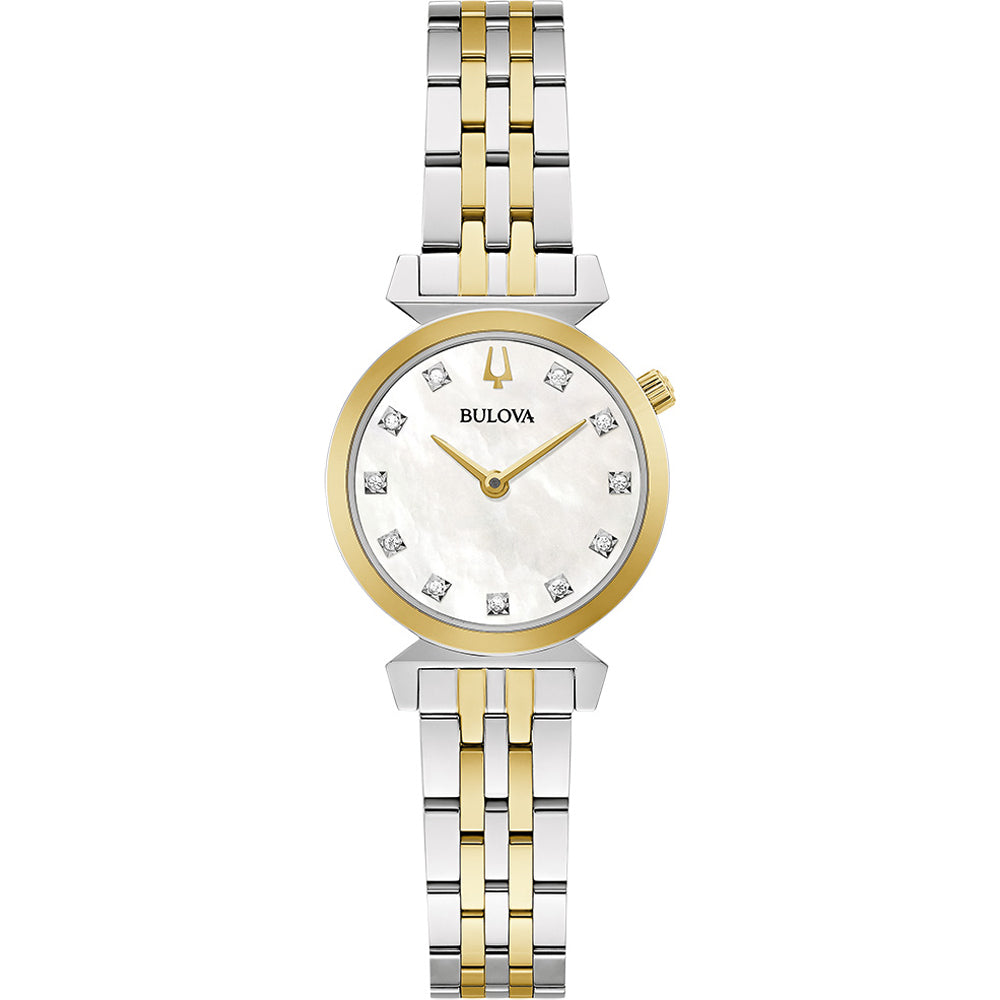 Bulova Women's Regatta Two-Tone Diamond Watch - 98P202