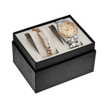 Bulova Men's Crystal Collection Watch and Bracelet Gift Set 98K106