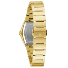 Bulova Ladies' Small Gemini Futuro Gold-Tone Stainless Steel Bracelet Watch 97L164