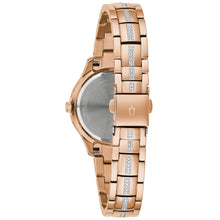 Bulova Ladies' Phantom Crystal Rose Gold-Tone Bracelet Watch 98L284