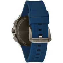 Bulova Men's Precisionist Chronograph Blue Rubber Strap Watch 98B357
