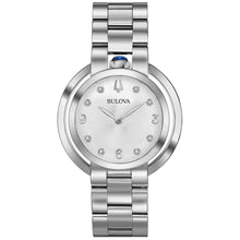 Bulova Ladies' Rubaiyat Diamond Stainless Steel Watch 96P184