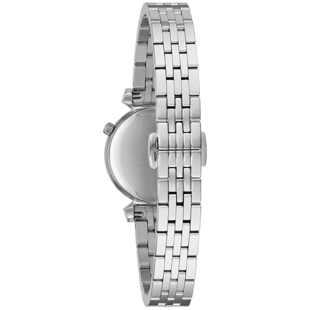 Bulova Regatta Diamond Black Mother of Pearl Dial Ladies Watch