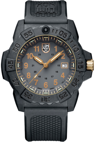 Luminox Navy SEAL 3508 Gold Military Dive Watch