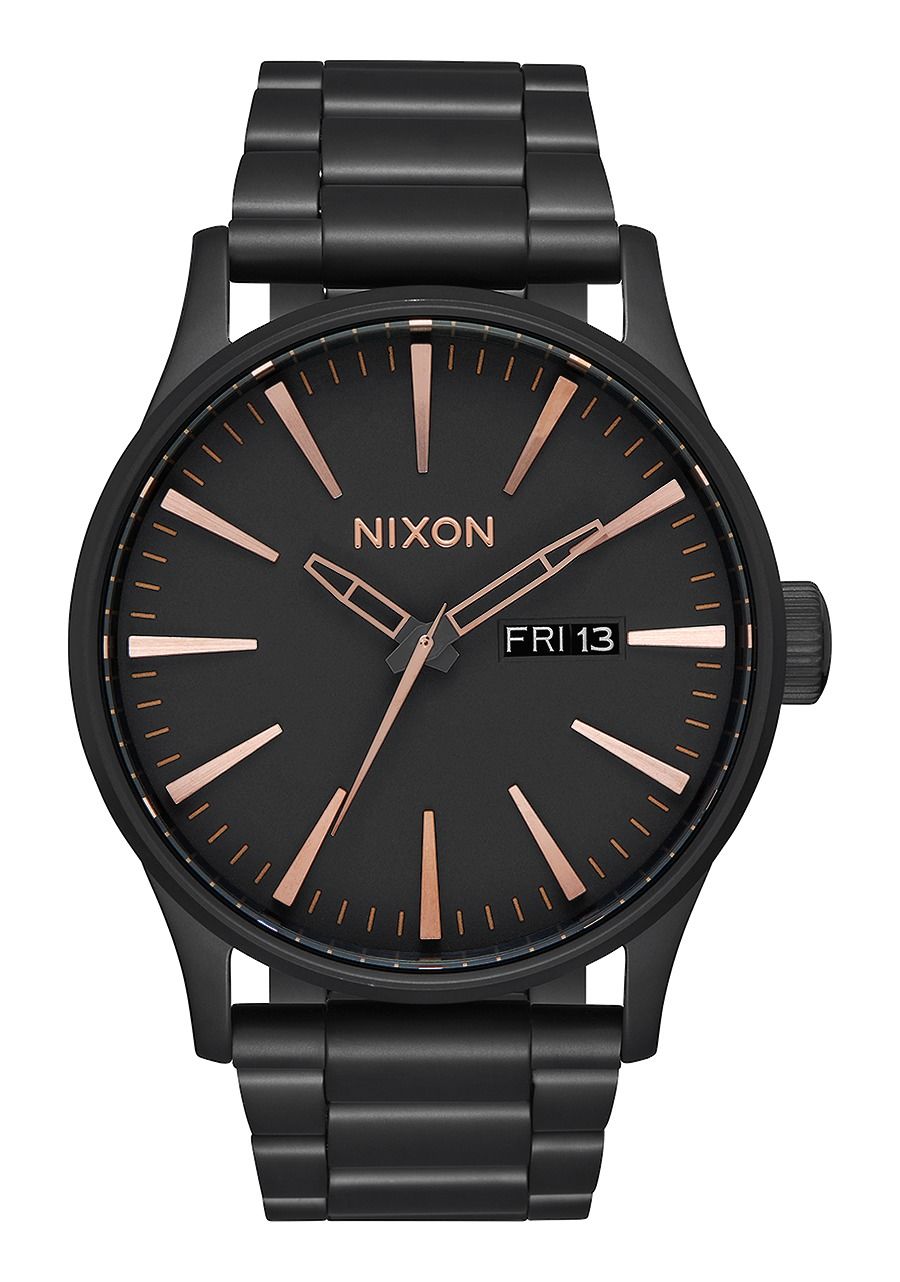 SENTRY SS , 42 MM All Black / Rose Gold A356-957