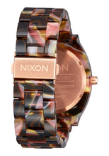Nixon 40mm Time Teller Acetate Watch Rose Gold / Pink Tortoise A327-3233