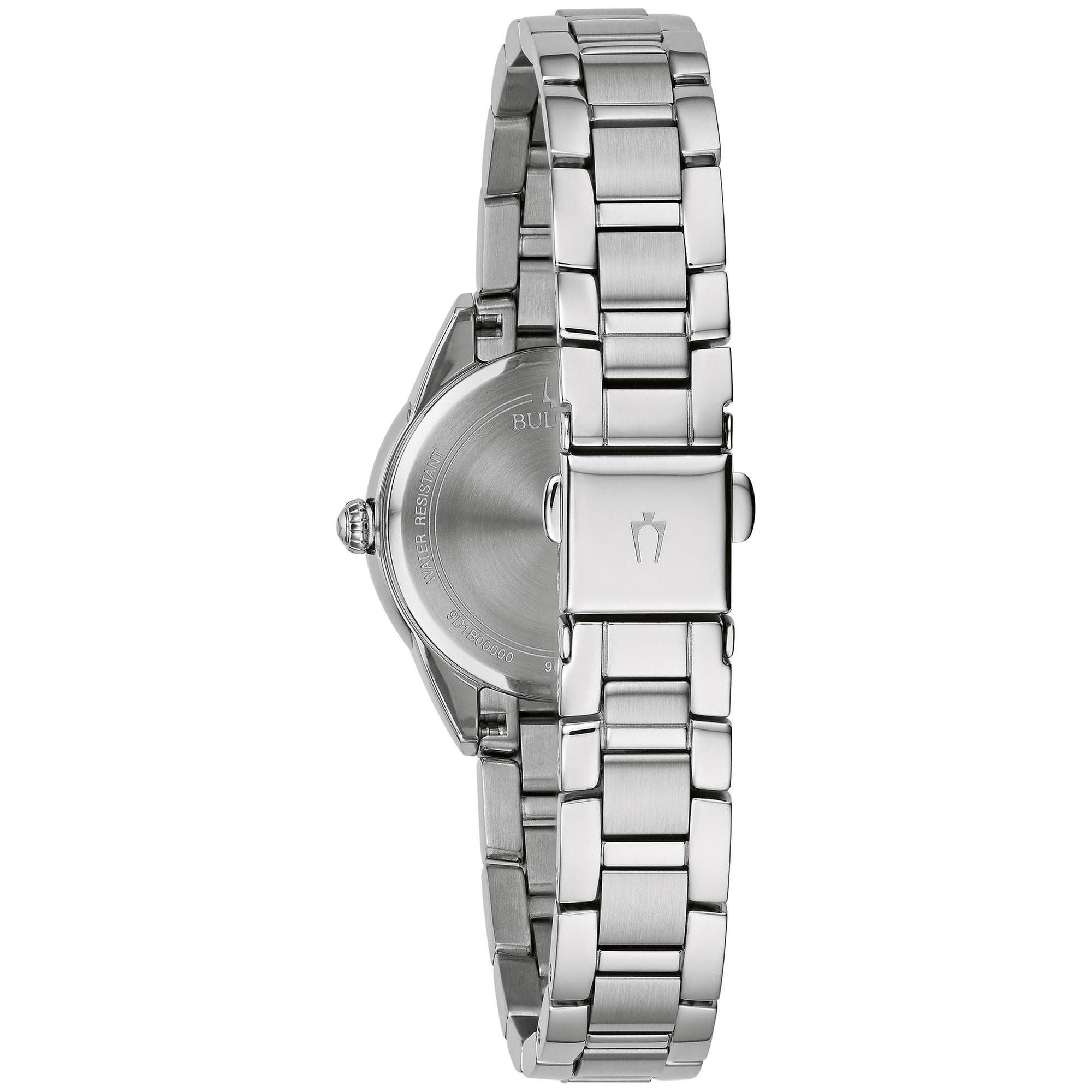 Bulova Women's Sutton Silver Tone Dial Bracelet Watch 96L285 – Beach ...