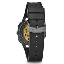 Bulova CURV Chronograph Black and Titanium Watch 98A162