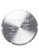 Nixon 42mm Sentry Stainless Steel Watch Black Sunray A356-2348