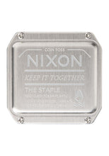 Nixon 38mm Staple Watch Silver / Black A1309-625