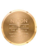 Nixon 42mm Sentry Stainless Steel Watch All Gold / Black A356-510