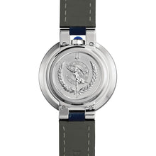 Bulova Ladies' Rubaiyat Diamond Moon Phase Blue Leather Strap Watch 96R237