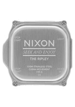 Nixon 47mm Ripley Watch Silver/Black A1267-625