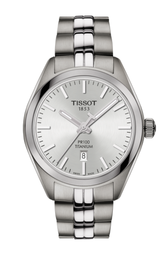TISSOT PR 100 TITANIUM QUARTZ LADY T1012104403100