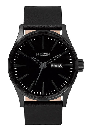 SENTRY LEATHER , 42 MM All Black A105-001