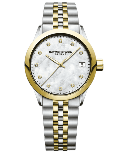 Freelancer Ladies Two-Tone Gold Diamond Quartz Watch, 34mm 5634-STP-97081