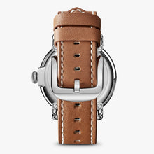 Shinola The Runwell Brown Leather Strap Blue Dial Watch S0110000024 $595.00
