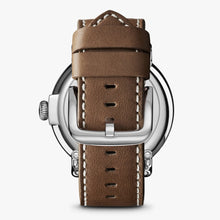 Shinola The Runwell 47mm Brown Leather Strap Cream Dial Mens Watch S0110000039 $595.00