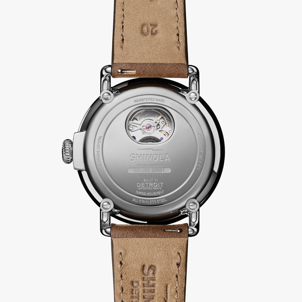 Shinola automatic clearance movement