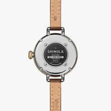 Shinola Birdy 34mm, MOP Whiskey Leather Strap S0120194479 $495.00