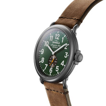 Shinola Runwell 47mm Dark Green Brown S0120223881