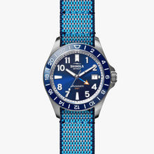 Shinola Detroit The Monster GMT Automatic 40mm Blue Watch Set S0120247286