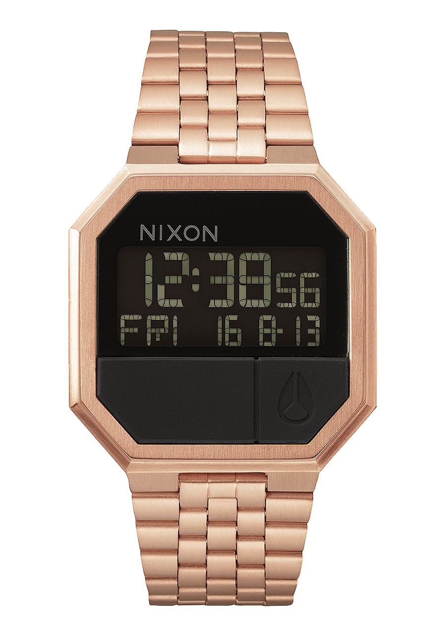 Nixon 38.5 mm Re-Run Watch All Rose Gold A158-897