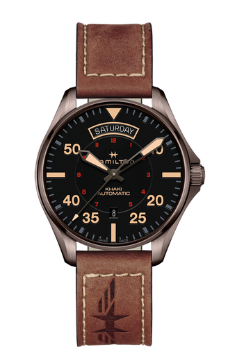 KHAKI PILOT DAY DATE AUTO H64605531