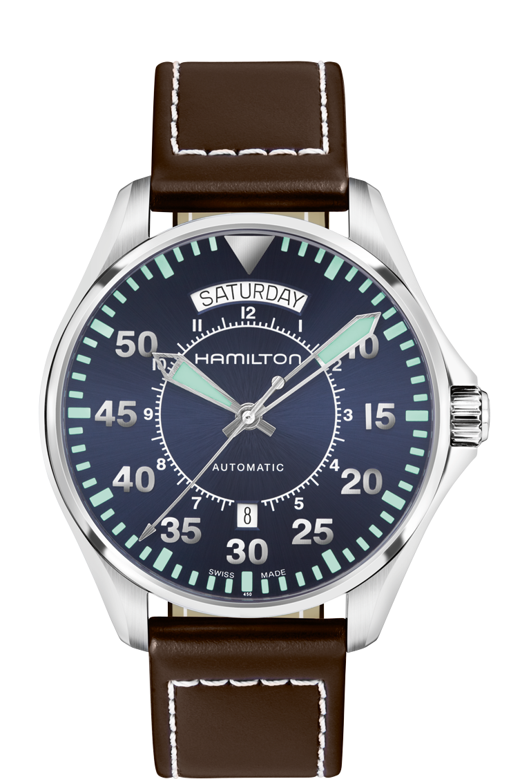 KHAKI PILOT DAY DATE AUTO H64615545 – Beach Cities Watch Company