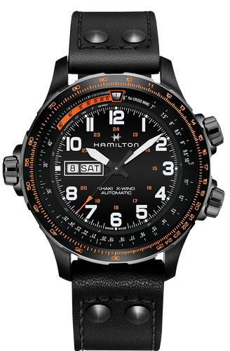 KHAKI X-WIND AUTO DAY DATE  H77785733