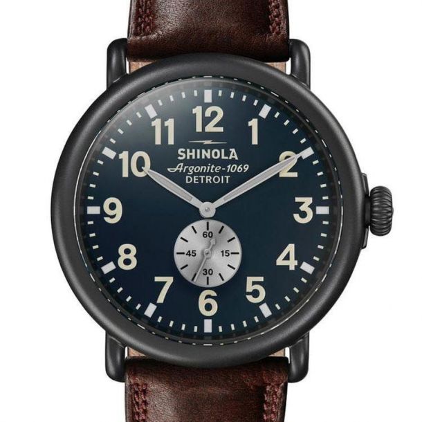Shinola The Runwell Gunmetal 47mm Watch S0120065287 – Beach Cities